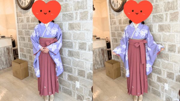 らくらく着付け事例